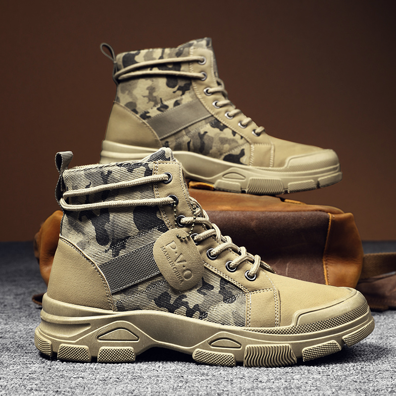 Men'S Shoes Cole Haan - High-Top Boots for Men Autumn Camouflage