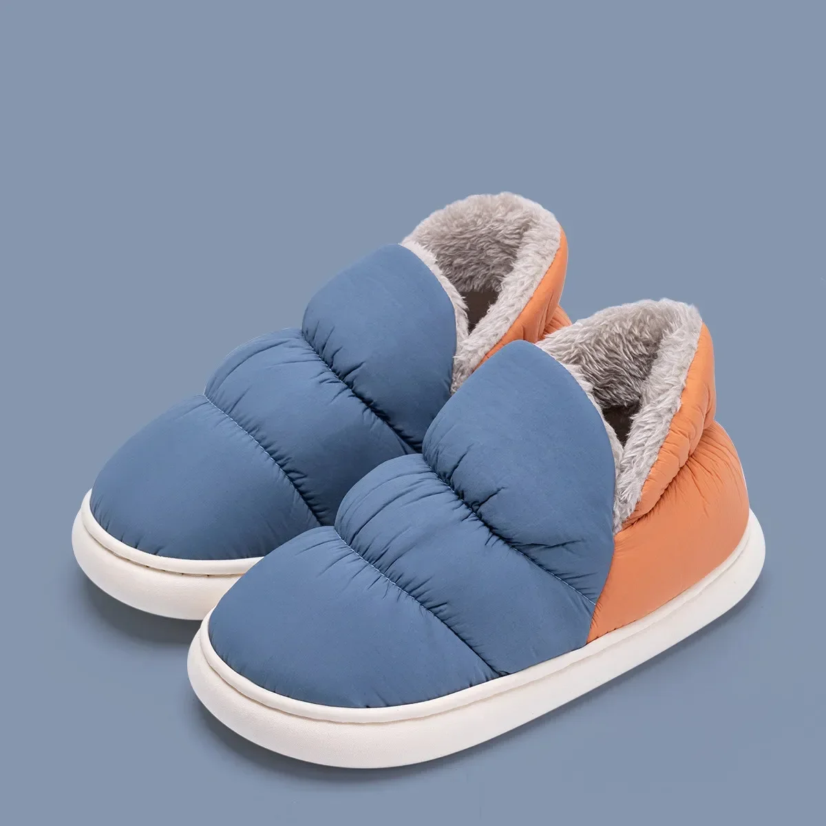 Men'S Shoes Comfort - Women Men Slippers Winter Down Cloth
