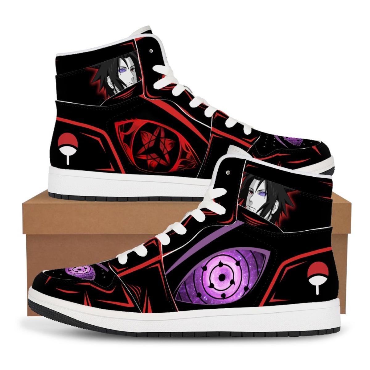 Men Shoes Models - Naruto Anime High-Tops Sneakers Casual Shoes