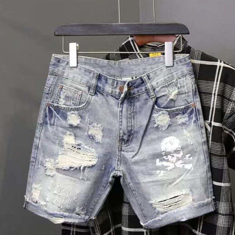 Men'S Shoes With Jeans - Summer Men's Worn Bead Hole Beggar