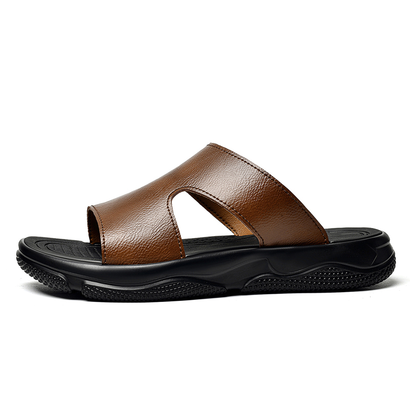 Men's Leather Slide Sandals No - Men'S Shoes Hush Puppies recension och pris