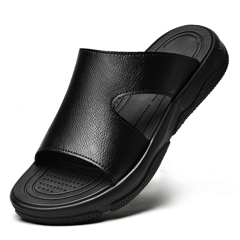 Men's Leather Slide Sandals No - Men'S Shoes Hush Puppies recension och pris