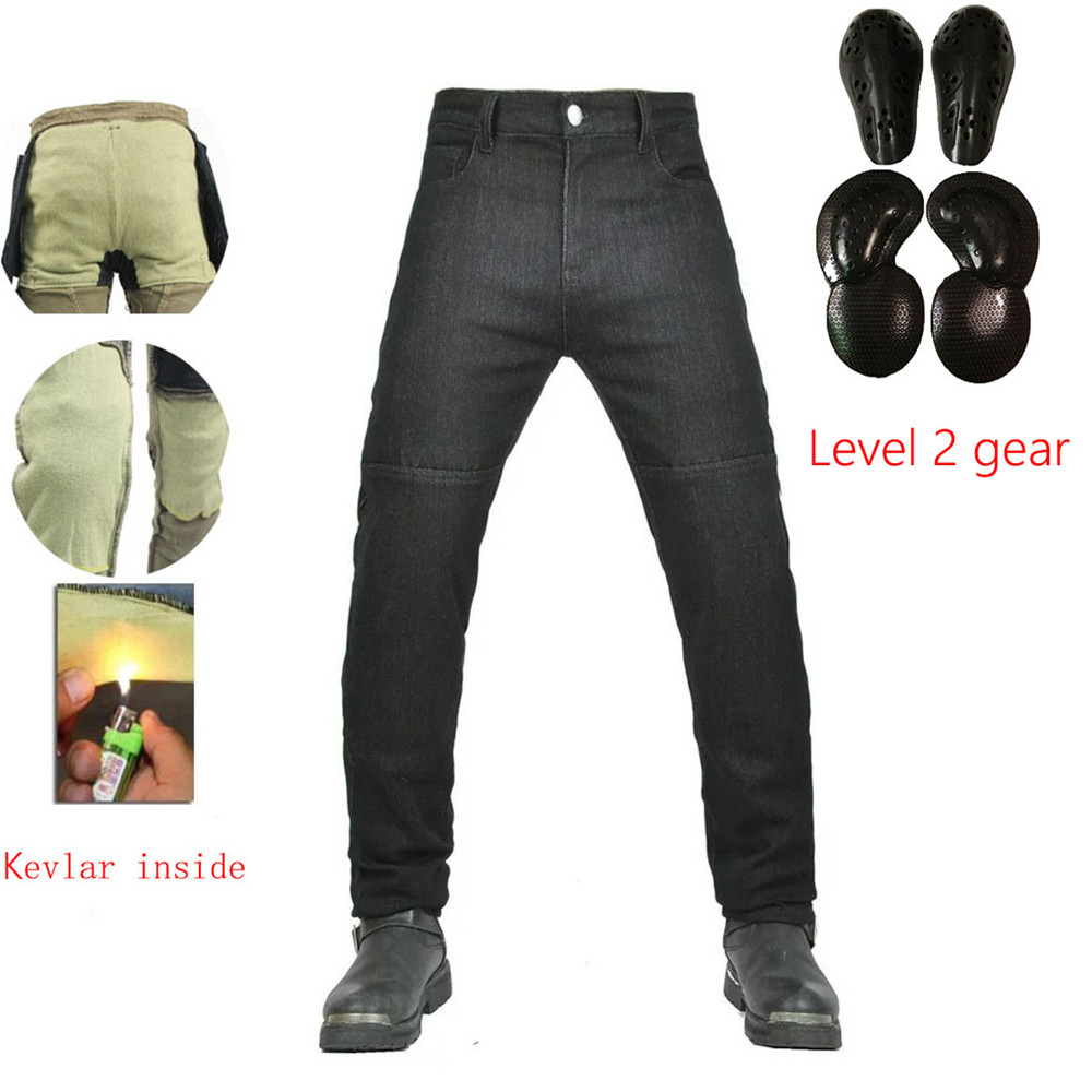 Motorcycle Riding Jeans Pants  - Men'S Shoes With Jeans recension och pris