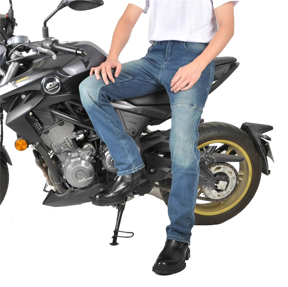 Motorcycle Riding Jeans Pants  - Men'S Shoes With Jeans recension och pris