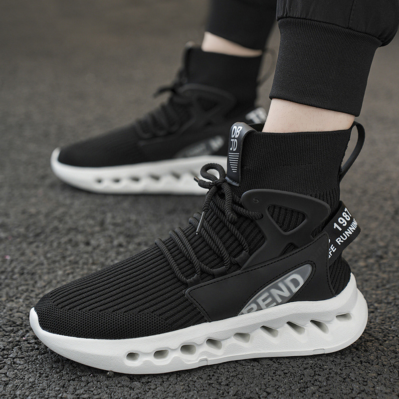 Trendy Men High Top Sock Shoes - Men Shoes Trends recension och pris