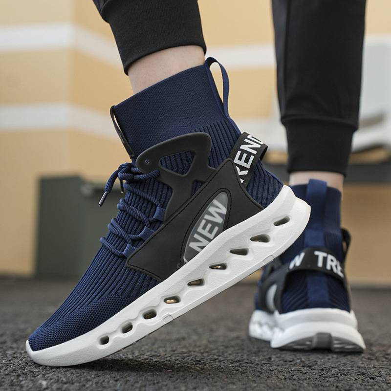 Trendy Men High Top Sock Shoes - Men Shoes Trends recension och pris