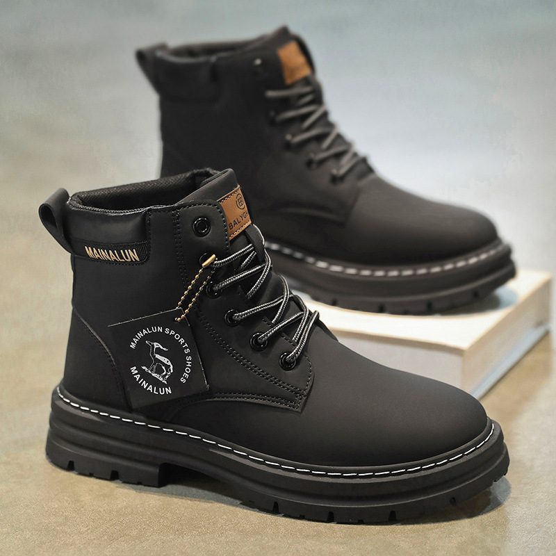 Classic Men High Top Boots Hig - Men Shoes Trends recension och pris