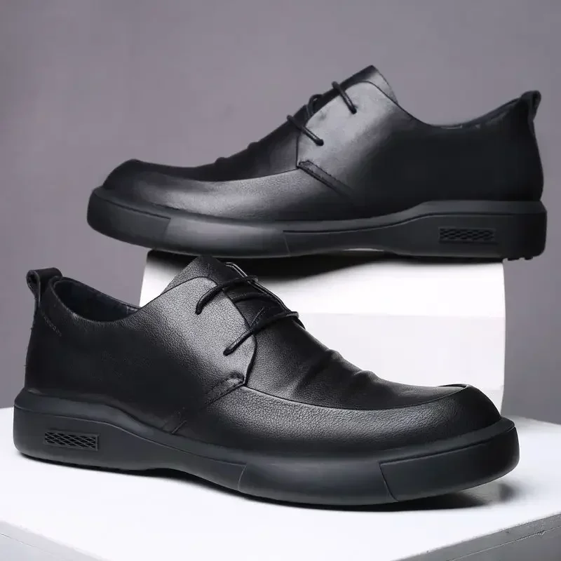 Dress Shoes Man Cowhide Casual - Men'S Shoes Clearance Sale recension och pris