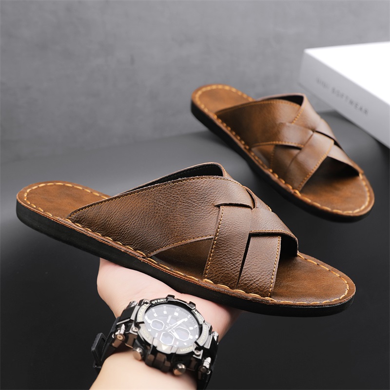 Genuine Leather Men Casual San - Men'S Shoes Hush Puppies recension och pris