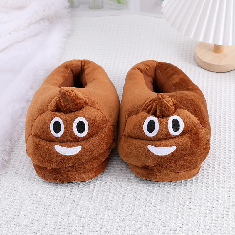 Funny Poop Emoji Plush Slipper - Men Shoes Models recension och pris