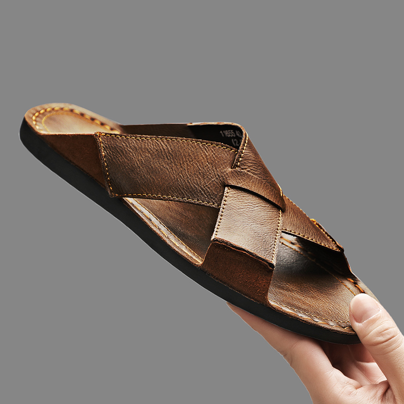 Fashion Genuine Leather Men Sl - Men'S Shoes Hush Puppies recension och pris