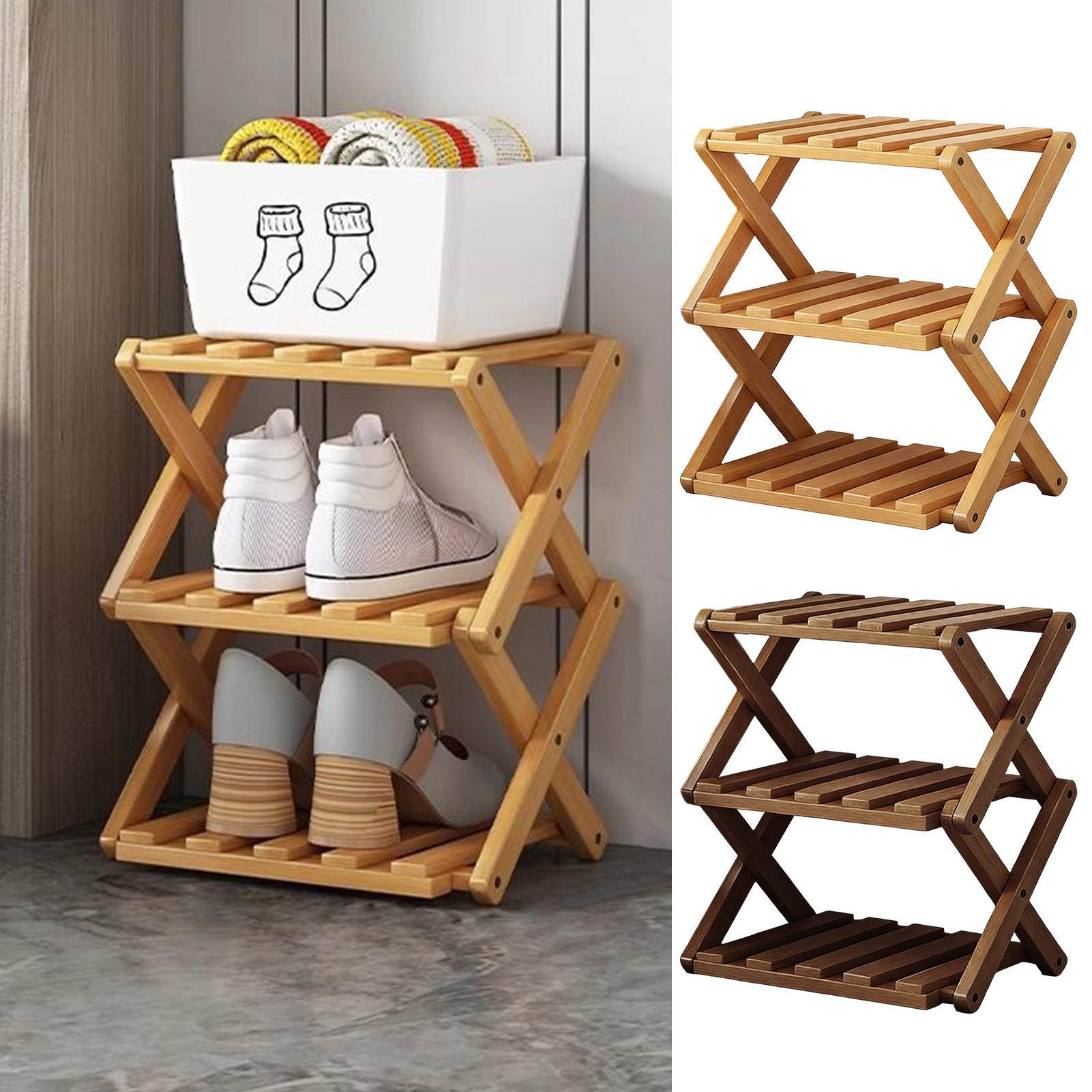 Wooden Shoe Racks 3-Tier Expan - Men Shoes Rack recension och pris