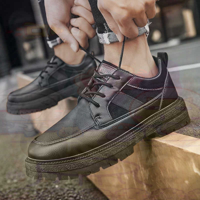 Dark Natural Leather Fashion T - Men'S Shoes Clearance Sale recension och pris