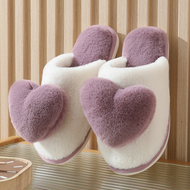 Winter Warm Heart Pattern Cott - Men'S Shoes Comfort recension och pris