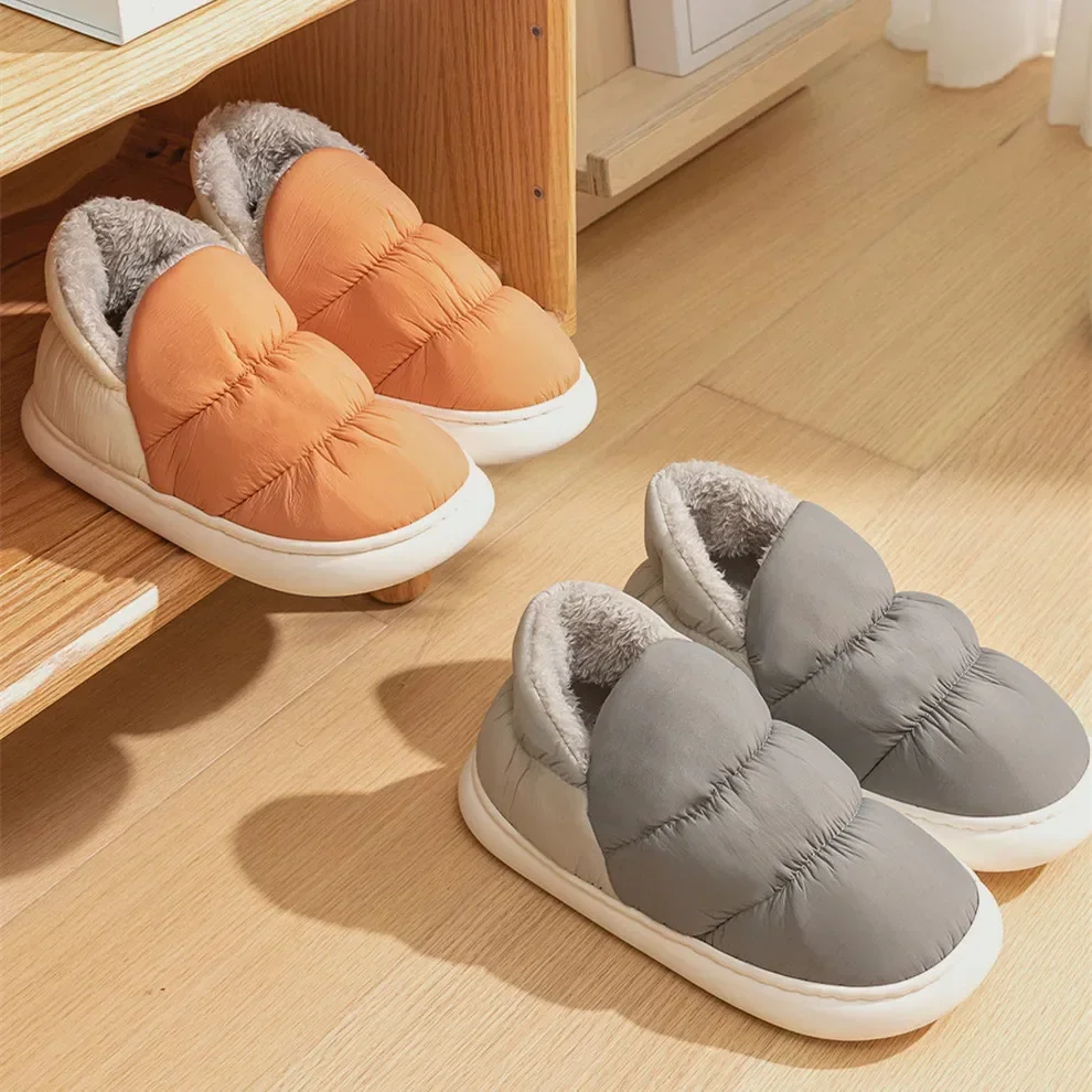 Women Men Slippers Winter Down - Men'S Shoes Comfort recension och pris