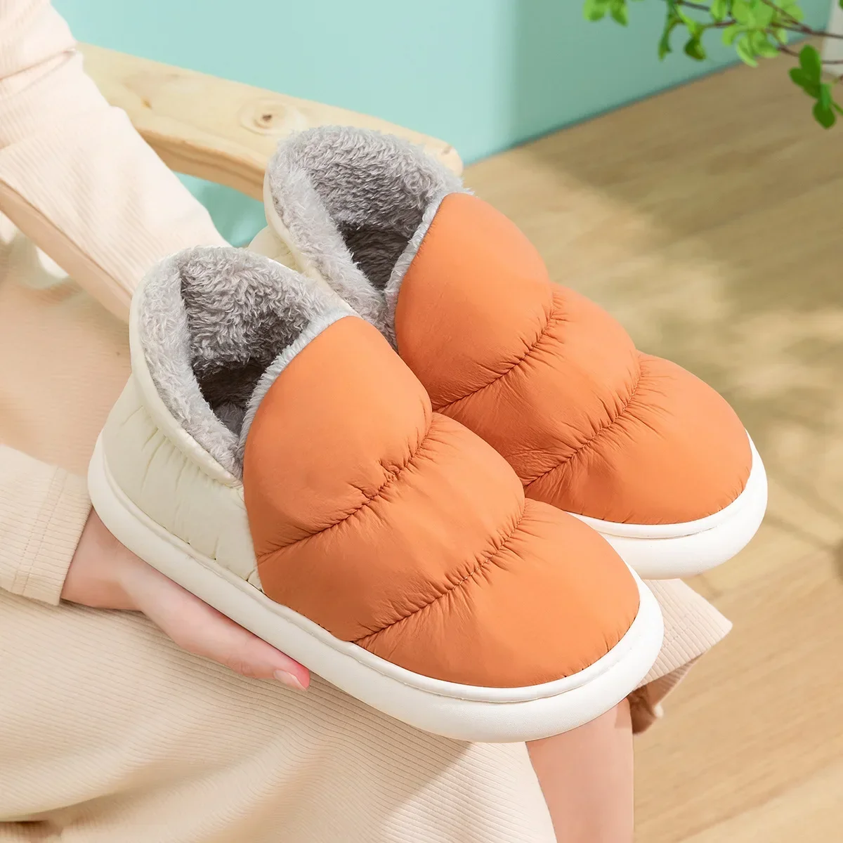 Women Men Slippers Winter Down - Men'S Shoes Comfort recension och pris
