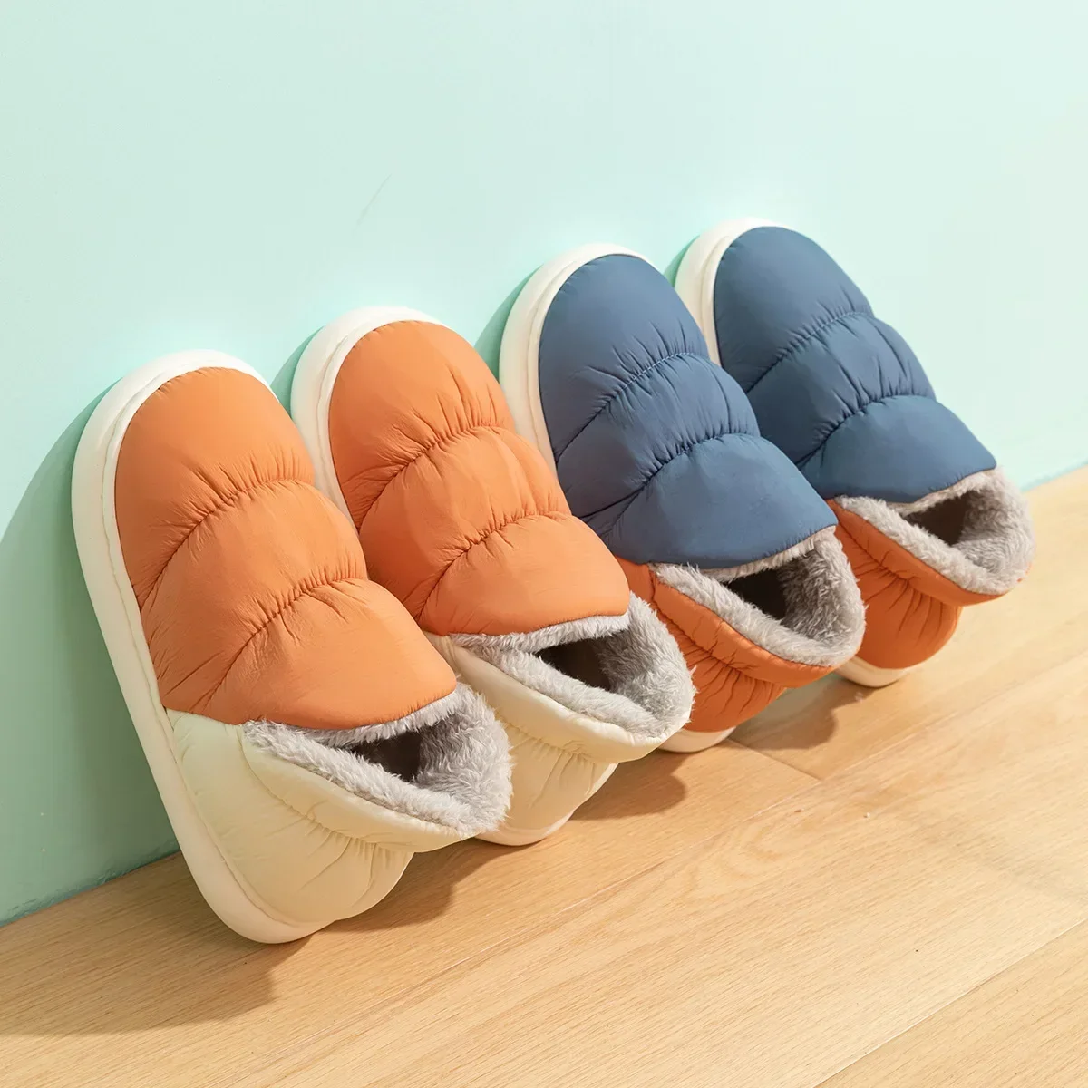 Women Men Slippers Winter Down - Men'S Shoes Comfort recension och pris