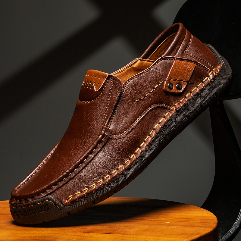 Handmade Leather Men Shoes Cas - Men'S Shoes Clearance Sale recension och pris