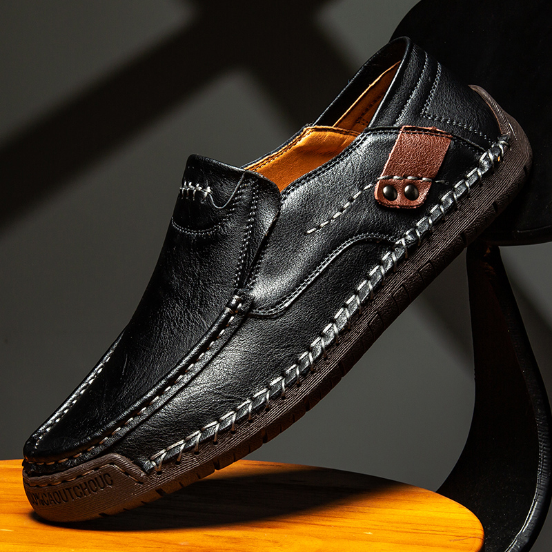 Handmade Leather Men Shoes Cas - Men'S Shoes Clearance Sale recension och pris
