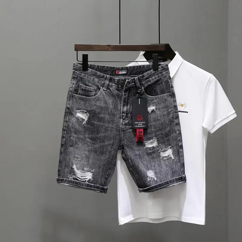 Men's Short Jeans Pants Black  - Men'S Shoes With Jeans recension och pris
