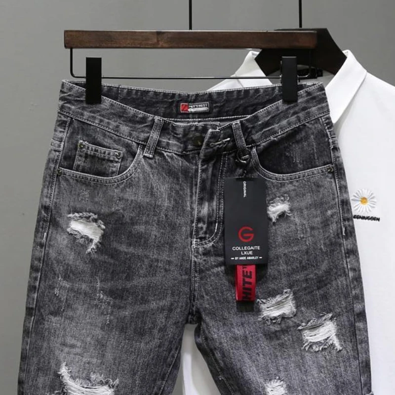 Men's Short Jeans Pants Black  - Men'S Shoes With Jeans recension och pris