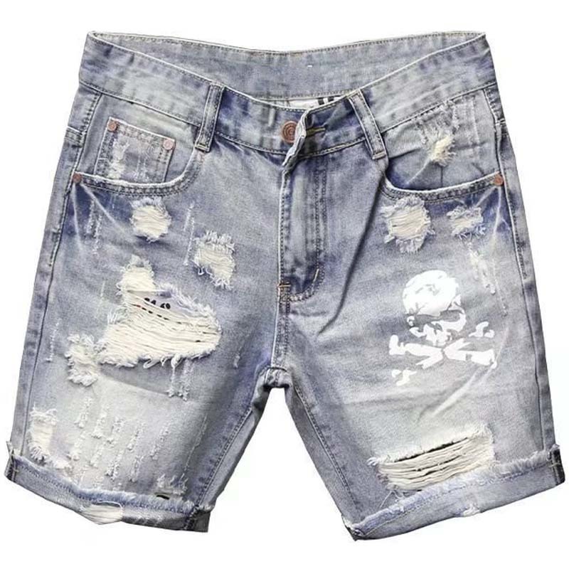 Summer Men's Worn Bead Hole Be - Men'S Shoes With Jeans recension och pris