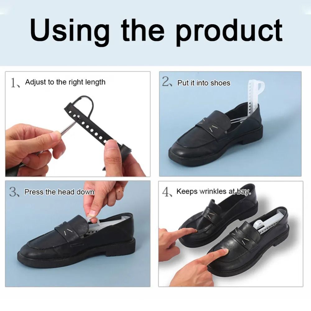 1 Pair New Plastic Shoe Stretc - Men Shoes Rack recension och pris