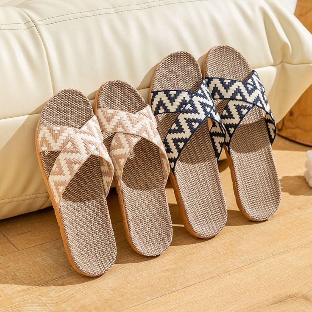 Fashion Ethnic Style Linen Cro - Men'S Shoes Non Slip recension och pris